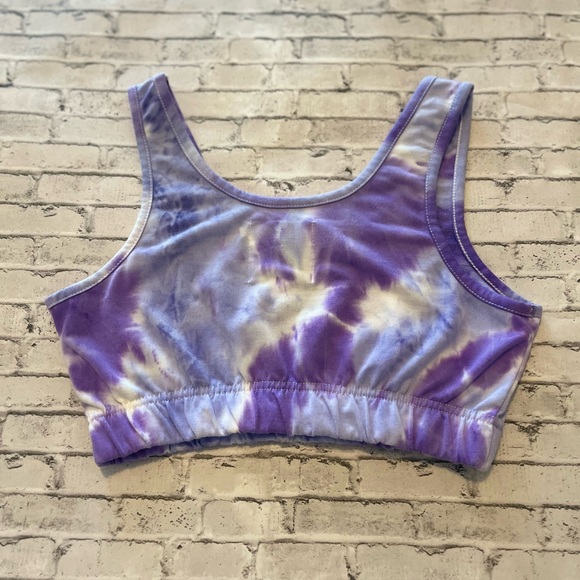 Refuge Athletics Purple Tie Dye 2 Piece Short Set Size Medium - Picture 5 of 15